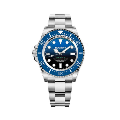 Bobroff Tabarca Auto 1000m Blue Diver Men's Watch