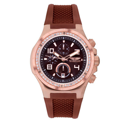Bobroff Chronograph BF1002L65 unisex watch with brown dial