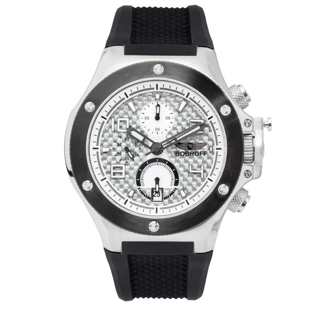 Bobroff Chronograph BF1002M20 men's watch with grey dial