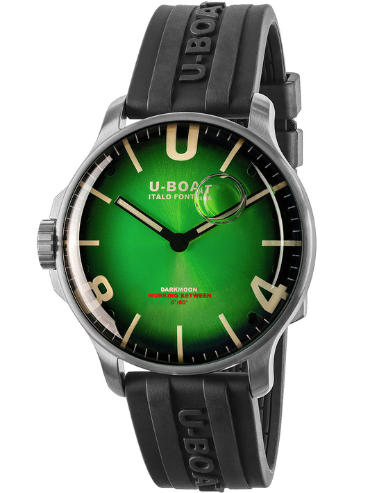 U-Boat Darkmoon Quartz 8702/E 44mm 5 ATM Green Dial Men's Watch