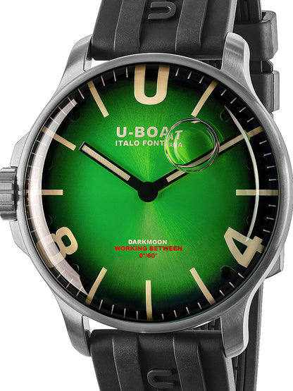 U-Boat Darkmoon Quartz 8702/E 44mm 5 ATM Green Dial Men's Watch