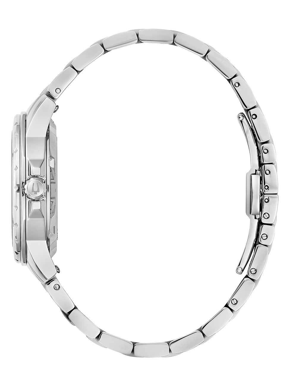 Bulova Marine Star Automatic 96L326 35mm 10 ATM White Dial Women's Watch