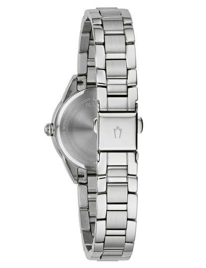 Bulova Sutton Quartz 96P253 28mm 3 ATM Turquoise Dial Women's Watch