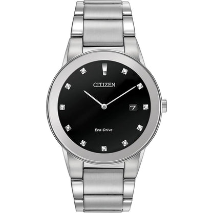 Citizen Axiom Diamond AU1060-51G men's watch with black dial