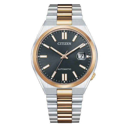 Citizen Tsuyosa Automatic Two-Tone men's watch with black dial