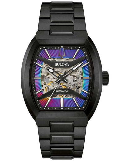 Bulova Maquina Automatic 98A320 40mm 5 ATM Blue Dial Men's Watch