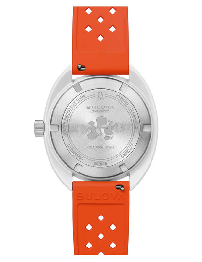 Bulova Snorkel Quartz 98B448 41mm 10 ATM White Dial Men's Watch