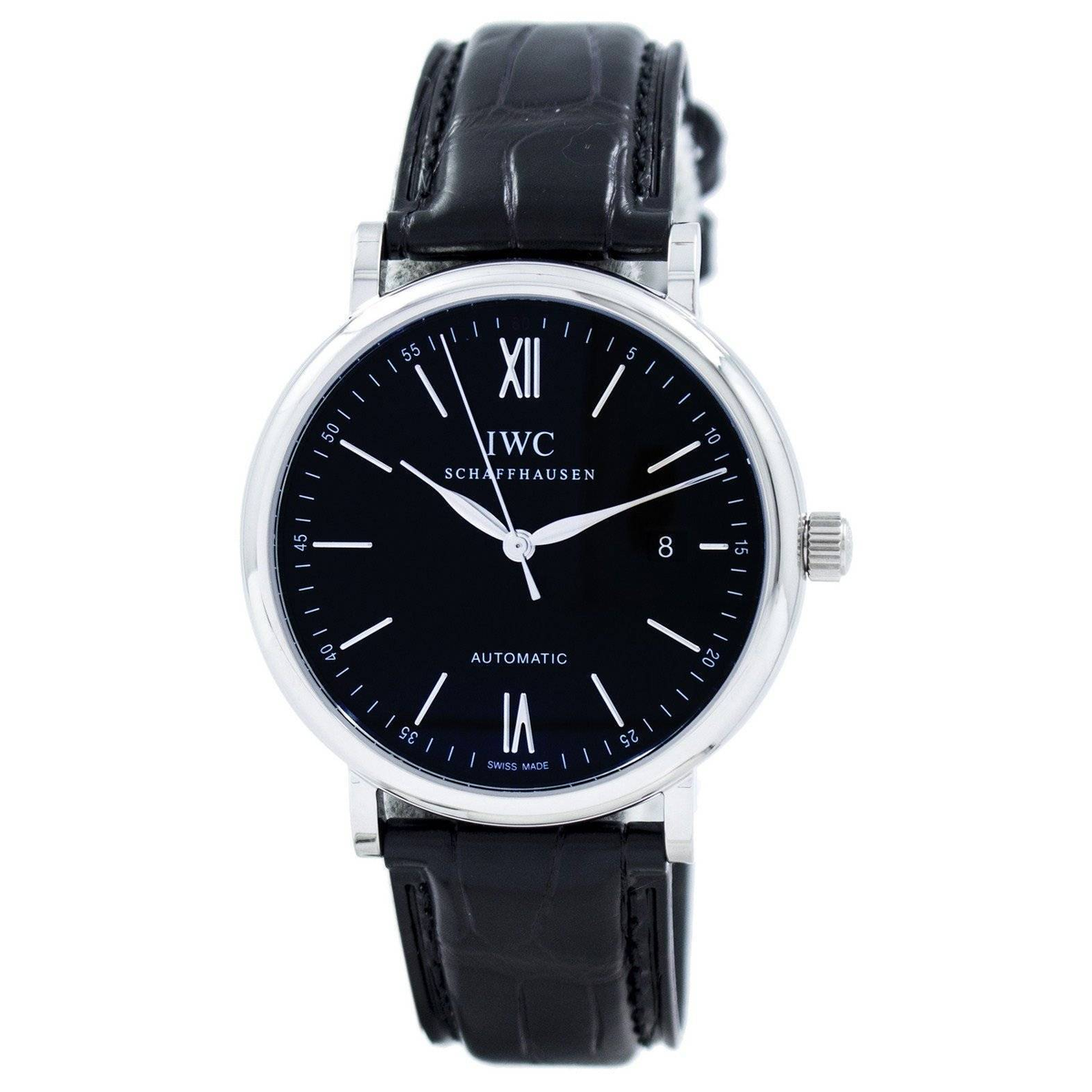 IWC Portofino IW356502 men's watch with black dial