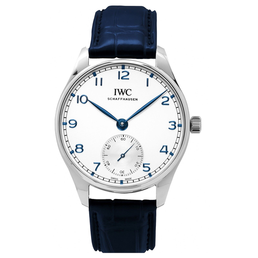 IWC Portugieser IW358304 men's watch with silver dial