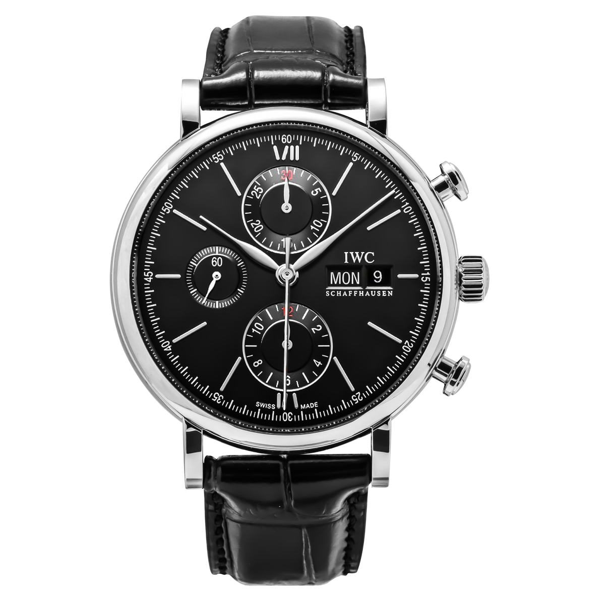 IWC Portofino IW391029 men's watch with black dial
