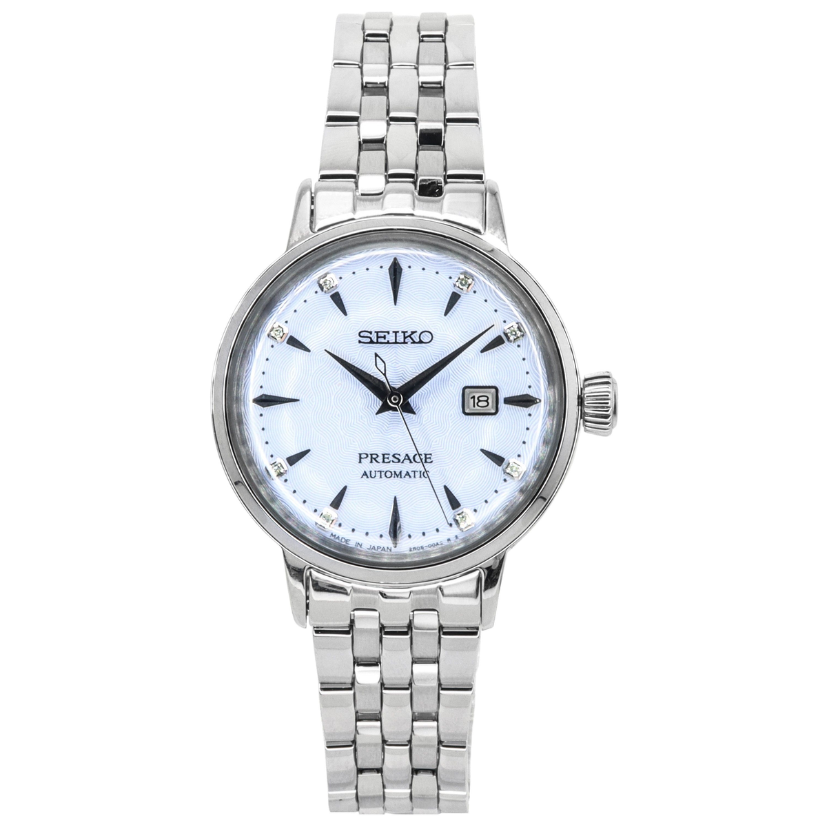 Seiko Presage SRE007J1 women's watch with blue dial