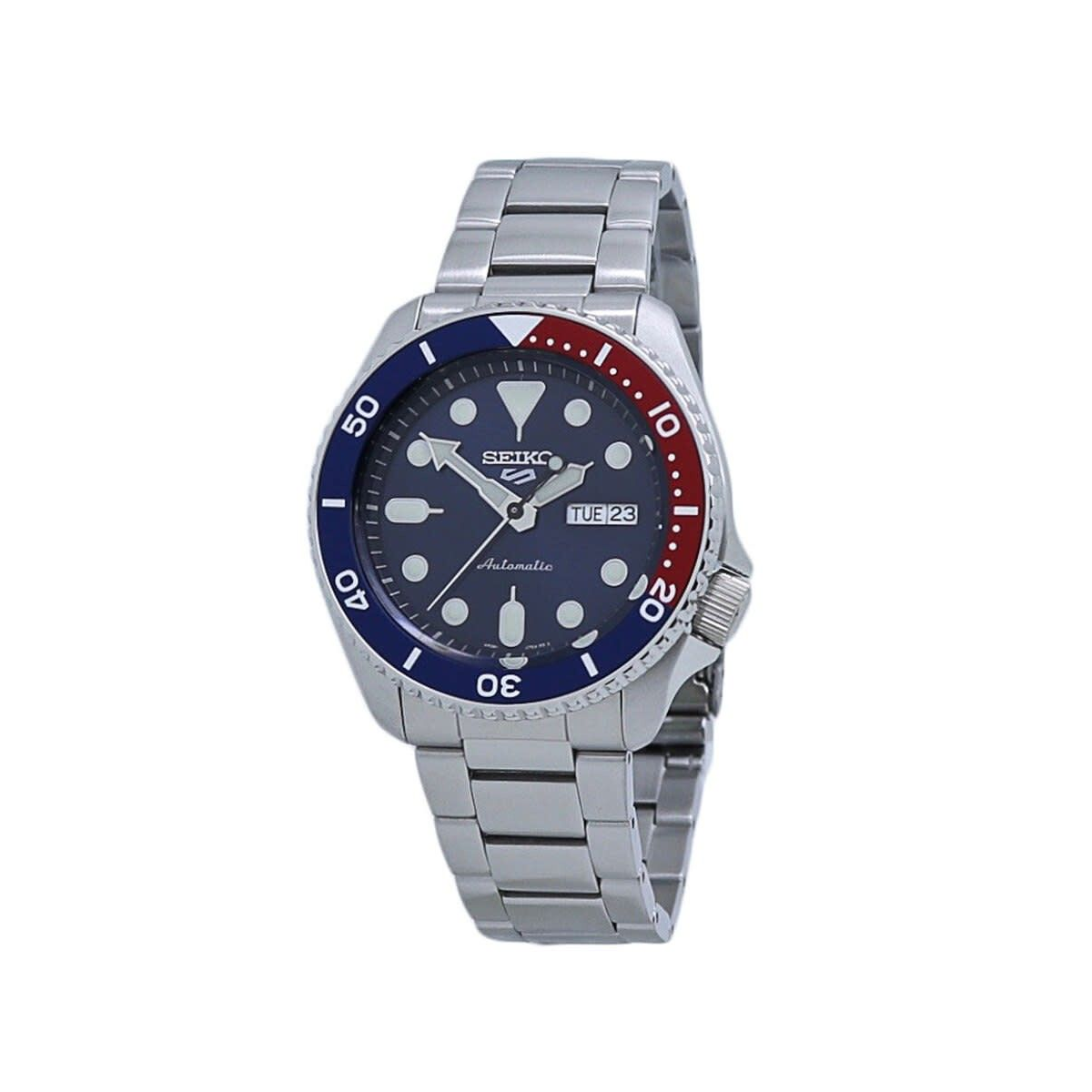 Seiko 5 Military SRPD53K1 men's watch with blue dial