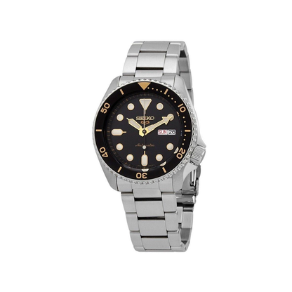 Seiko 5 Military SRPD57K1 men's watch with black dial