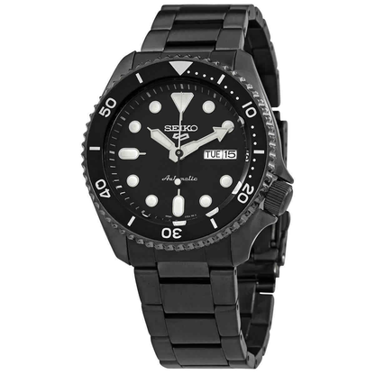 Seiko 5 Military SRPD65K1 men's watch with black dial