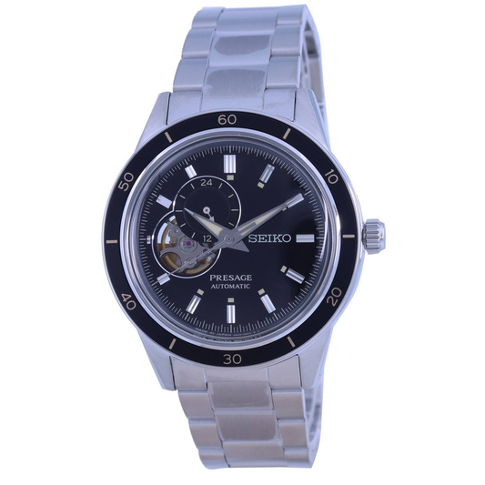 Seiko Presage Style 60's SSA425J1 men's watch with black dial