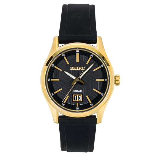 Seiko Conceptual SUR560P1 men's watch with black dial