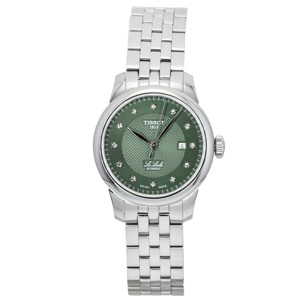 Tissot Le Locle T006.207.11.096.00 women's watch with green dial