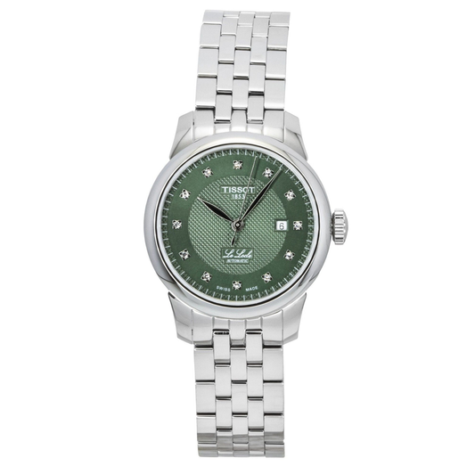 Tissot Le Locle T006.207.11.096.00 women's watch with green dial