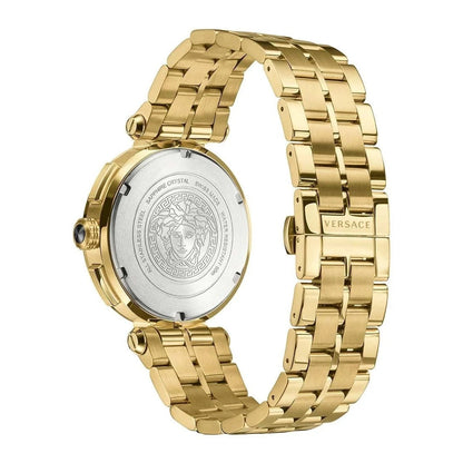Versace VE1D00419 Men's Quartz Chronograph Gold-Tone 45 mm Stainless Steel Watch