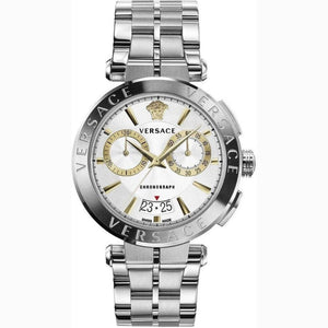 Versace VE1D02323 Men's Quartz Chronograph 45 mm Stainless Steel Watch