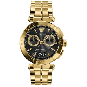 Versace VE1D02823 Men's Quartz Chronograph Gold-Tone 45 mm Stainless Steel Watch