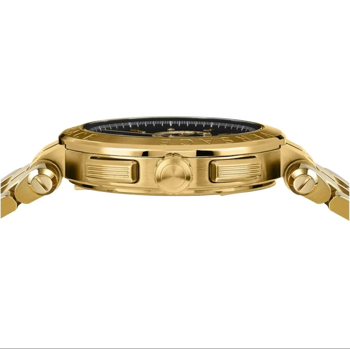 Versace VE1D02823 Men's Quartz Chronograph Gold-Tone 45 mm Stainless Steel Watch