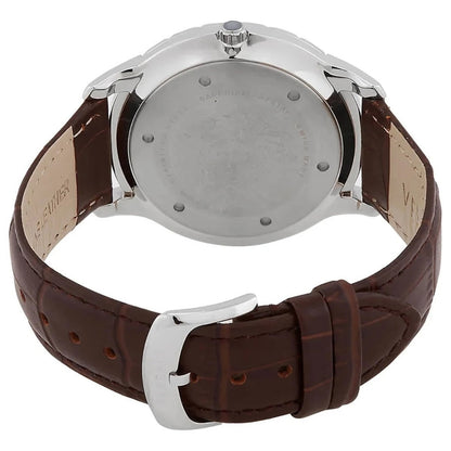Versace VE2D00121 Men's Automatic 43 mm Leather Strap Watch