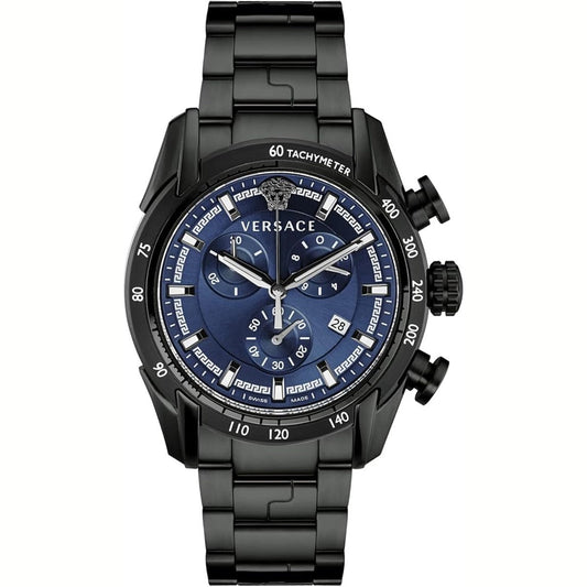 Versace VE2I00521 Men's Quartz Chronograph 44 mm Stainless Steel Watch