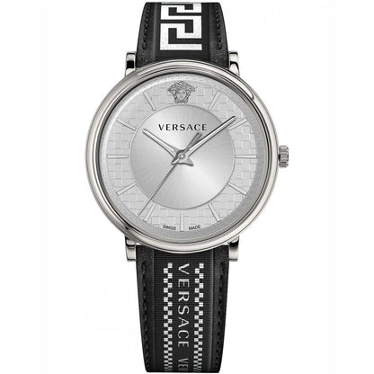 Versace VE5A01021 Men's Quartz 42 mm Leather Strap Watch