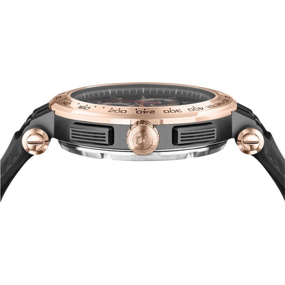 Versace VE6CA0323 Men's Quartz Chronograph 45 mm Leather Strap Watch