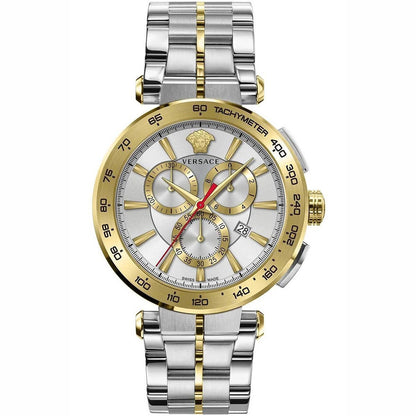 Versace VE6CA0423 Men's Quartz Chronograph 45 mm Stainless Steel Watch