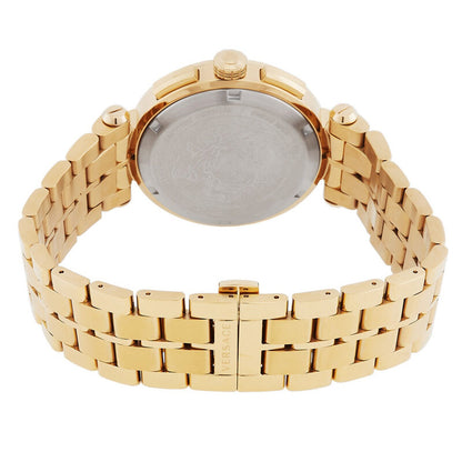 Versace VE6CA0623 Men's Quartz Chronograph Gold-Tone 45 mm Stainless Steel Watch