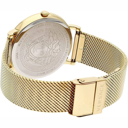 Versace VE8102119 Women's Quartz Gold-Tone 38 mm Stainless Steel Watch