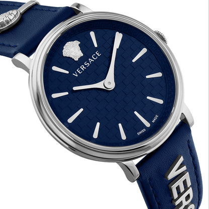Versace VE8104222 Women's Quartz 38 mm Leather Strap Watch