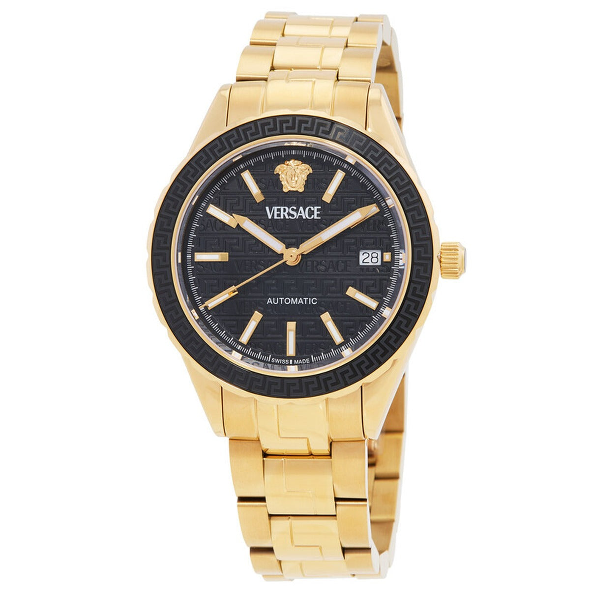 Versace VEQCA0624 Men's Automatic Gold-Tone 42 mm Stainless Steel Watch