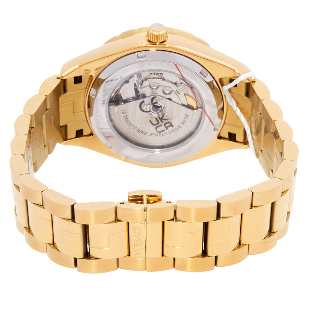 Versace VEQCA0624 Men's Automatic Gold-Tone 42 mm Stainless Steel Watch