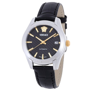 Versace VESCA0124 Women's Automatic 35 mm Leather Strap Watch