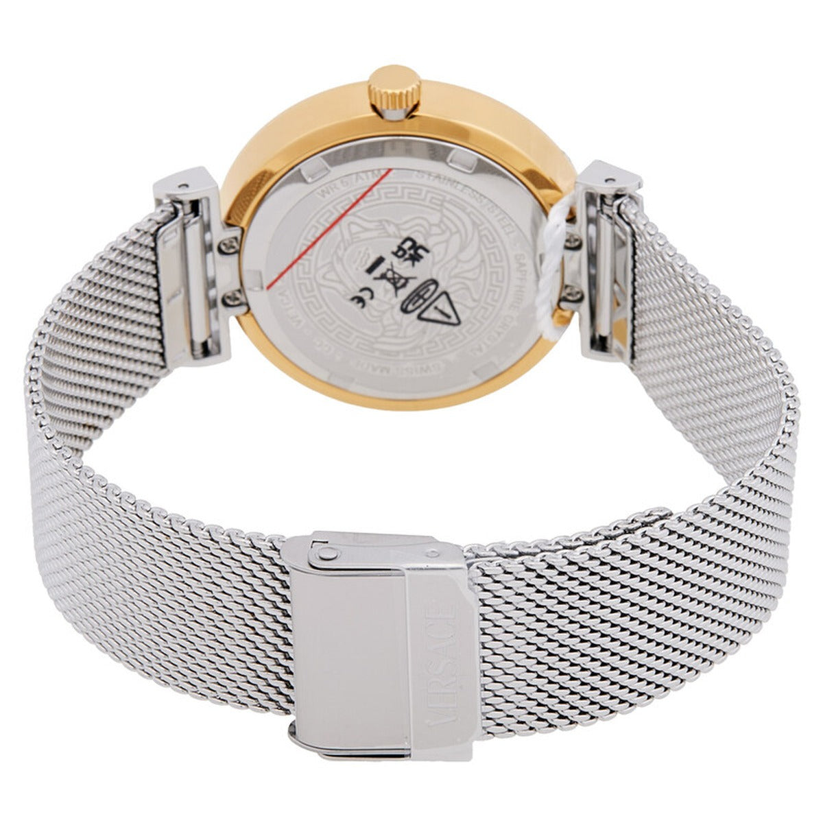 Versace VETCA0524 Women's Quartz Gold-Tone 36 mm Stainless Steel Watch