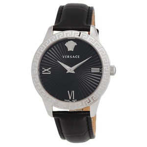 Versace VEVC00821 Women's Quartz 38 mm Leather Strap Watch