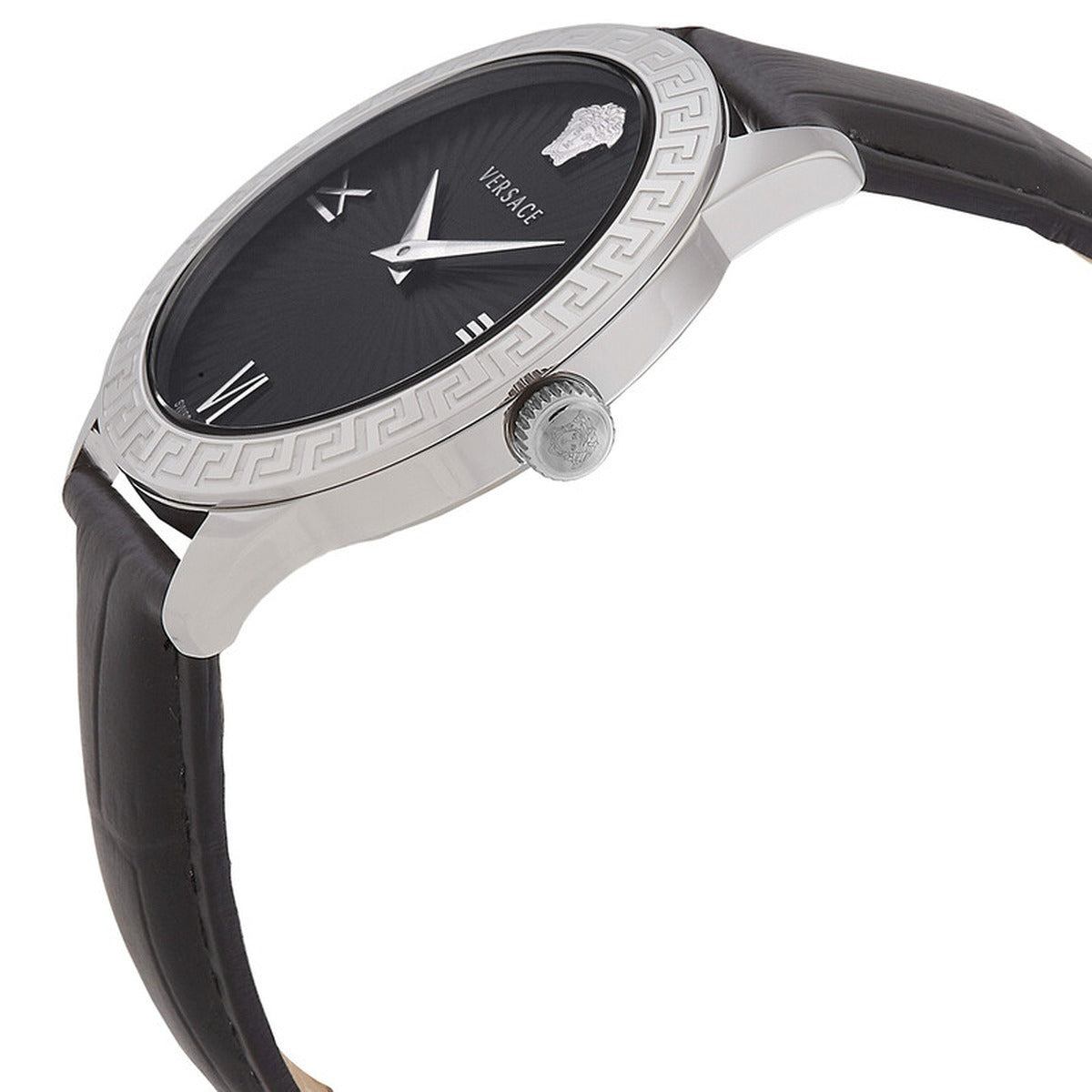 Versace VEVC00821 Women's Quartz 38 mm Leather Strap Watch