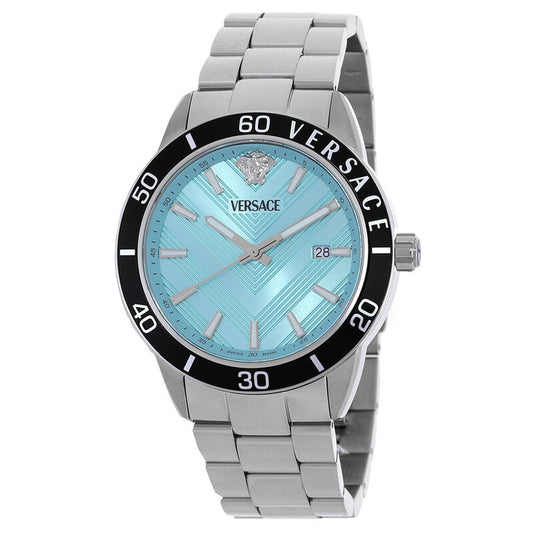 Versace VEYCA0324 Men's Quartz 43 mm Stainless Steel Watch