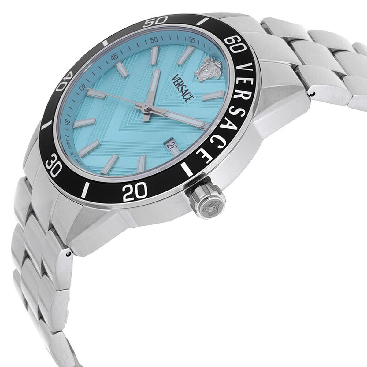 Versace VEYCA0324 Men's Quartz 43 mm Stainless Steel Watch