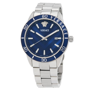 Versace VEYCA0424 Men's Quartz 43 mm Stainless Steel Watch