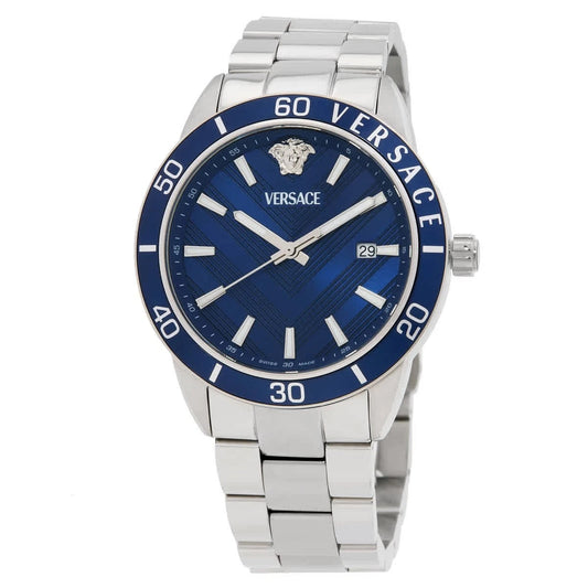 Versace VEYCA0424 Men's Quartz 43 mm Stainless Steel Watch