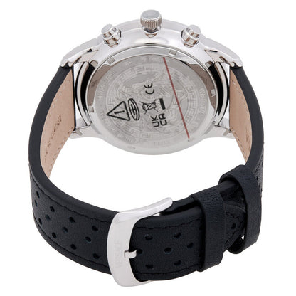 Versace VEZCA0124 Men's Quartz Chronograph 44 mm Leather Strap Watch