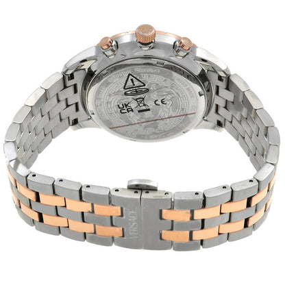 Versace VEZCA0424 Men's Quartz Chronograph Gold-Tone 44 mm Stainless Steel Watch