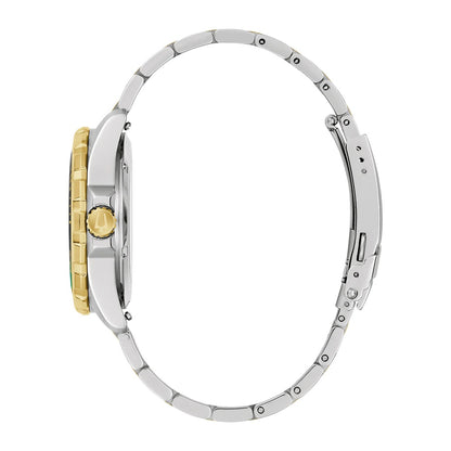Bulova Stainless Steel Green Dial 41mm Watch