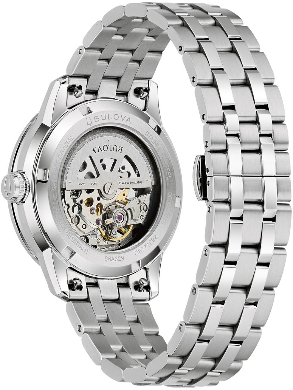 Bulova Classic Automatic 96A329 40mm 3 ATM Green Dial Men's Watch