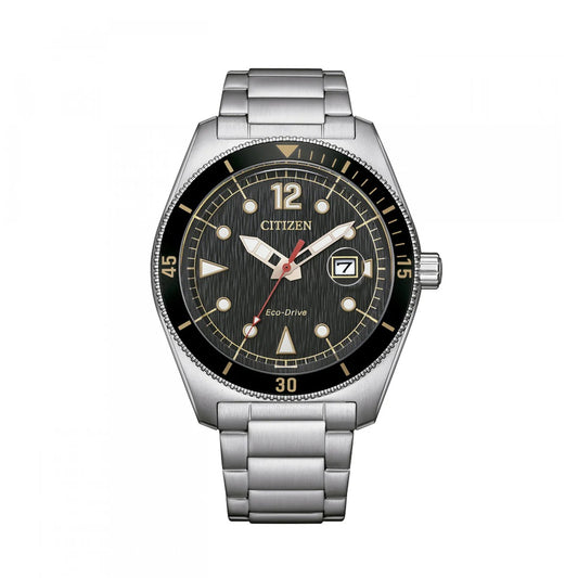 Citizen Classic Stainless Steel Black Dial 43mm Men's Watch