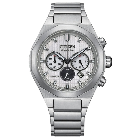 Citizen Titanium Bracelet White Dial Men's Watch